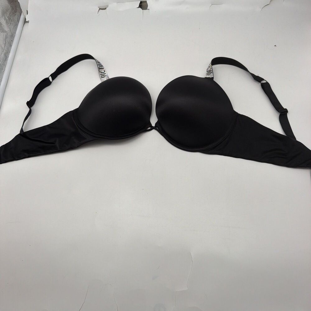 Victoria's Secret Bombshell Very Sexy Plunge Shine Strap Push-Up Bra - 38C
